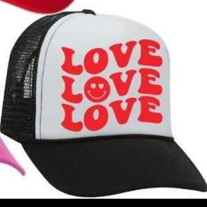 Black Love Truck Hat